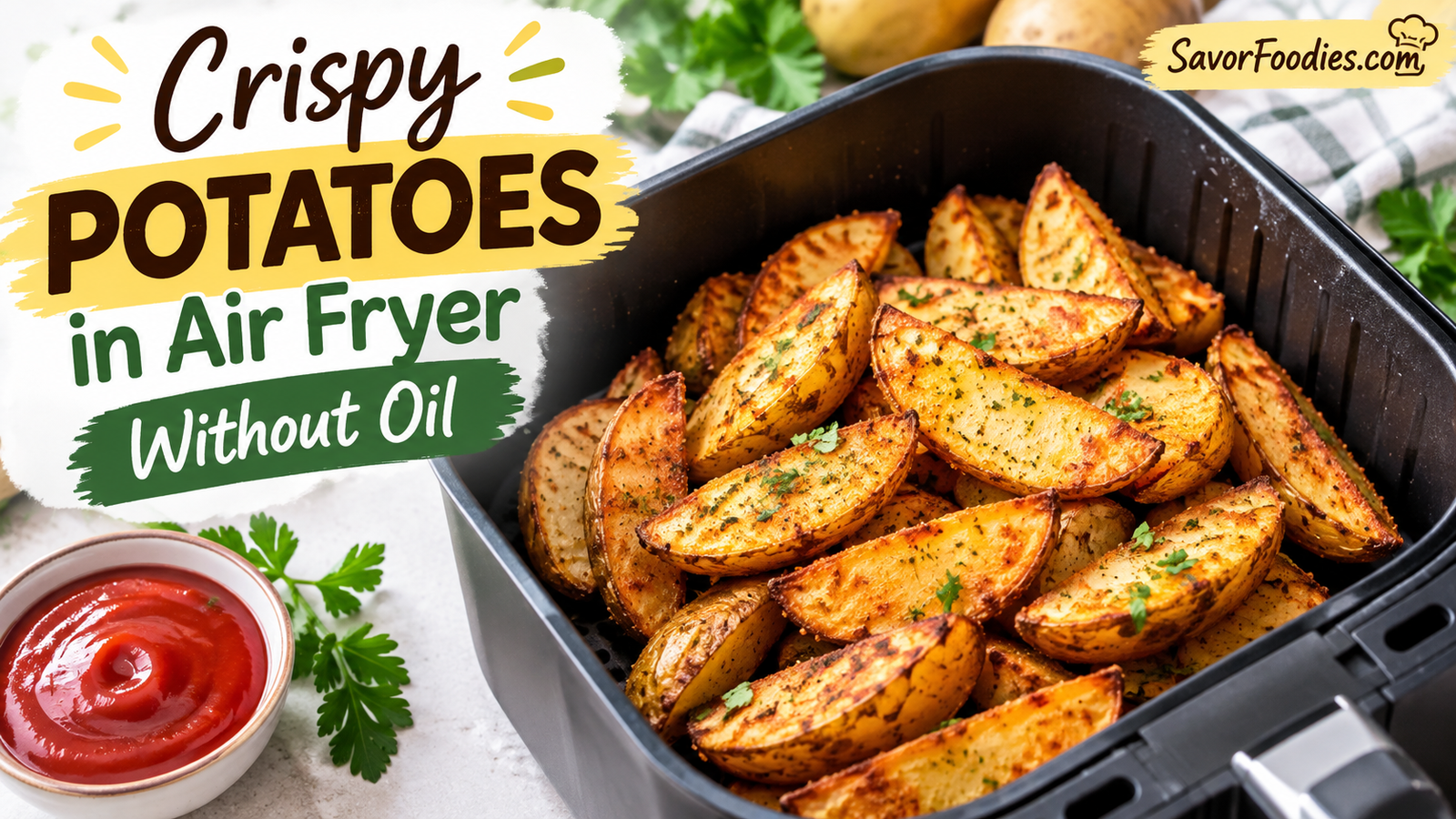 Crispy Potatoes in Air Fryer Without Oil: Easy, Golden, and Delicious