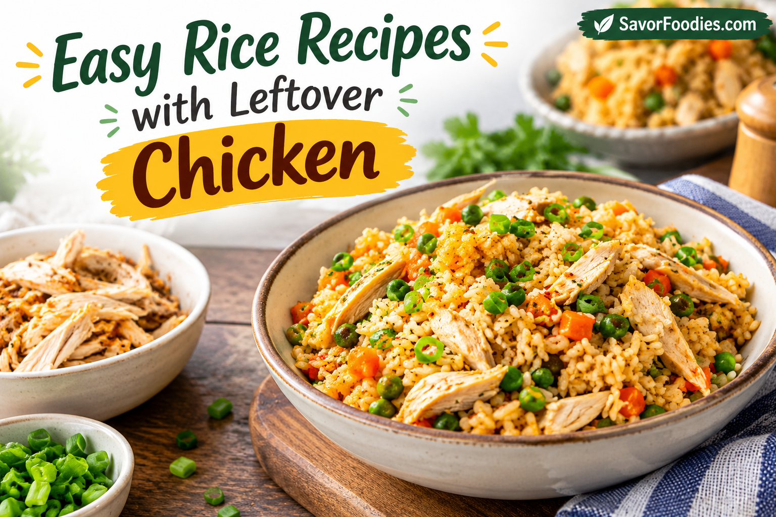 Easy Rice Recipes With Leftover Chicken: Delicious Meals You Can Make in No Time
