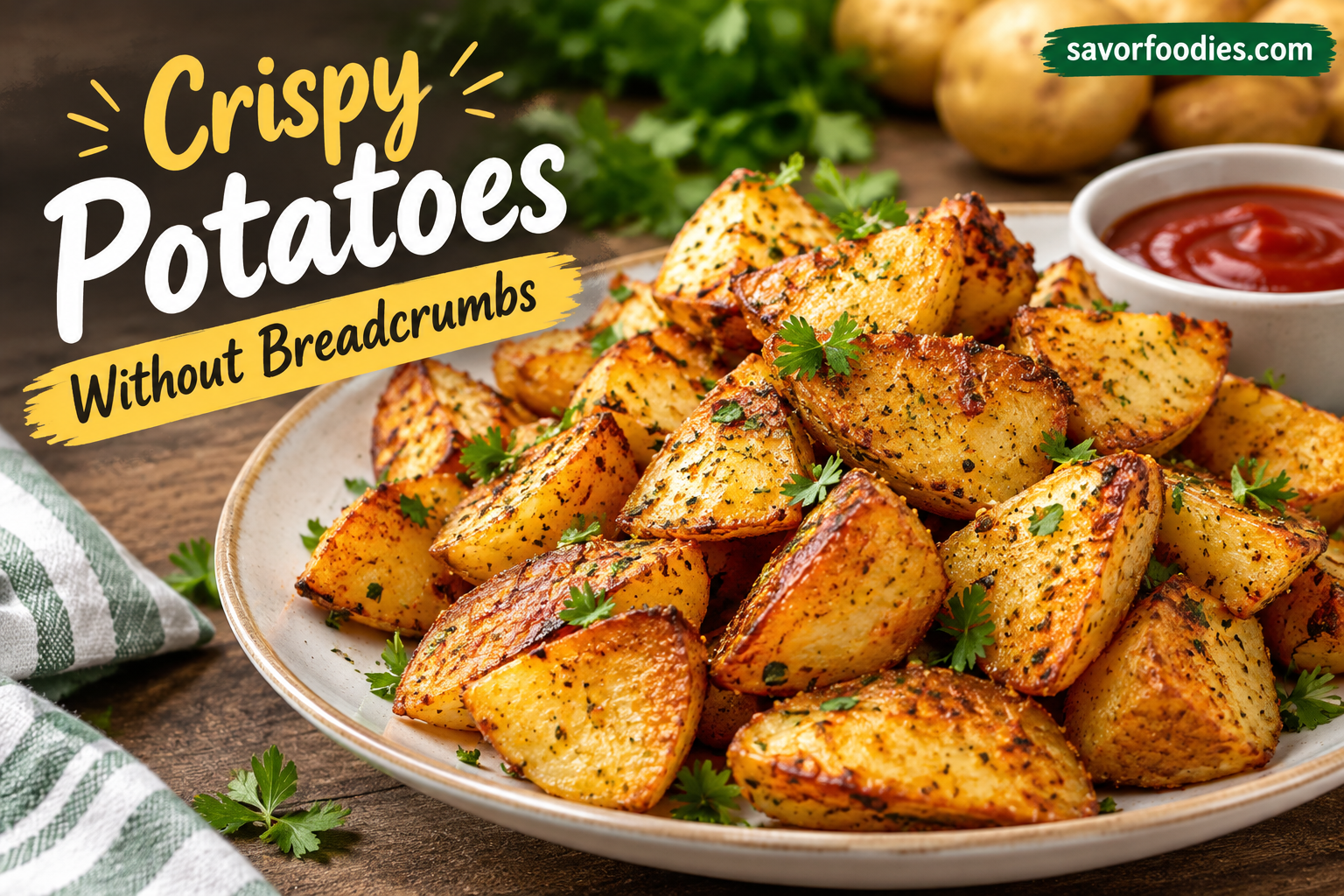 Crispy Potatoes Without Breadcrumbs: Easy, Golden, and Delicious
